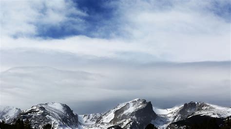 Snowy peaks at Rocky Mountains National Park image - Free stock photo - Public Domain photo ...