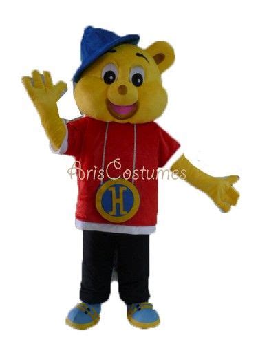 Lovely Hip Hop Harry Bear Mascot Costume Party Costumes Fancy Dress Costumes Cartoon Character ...