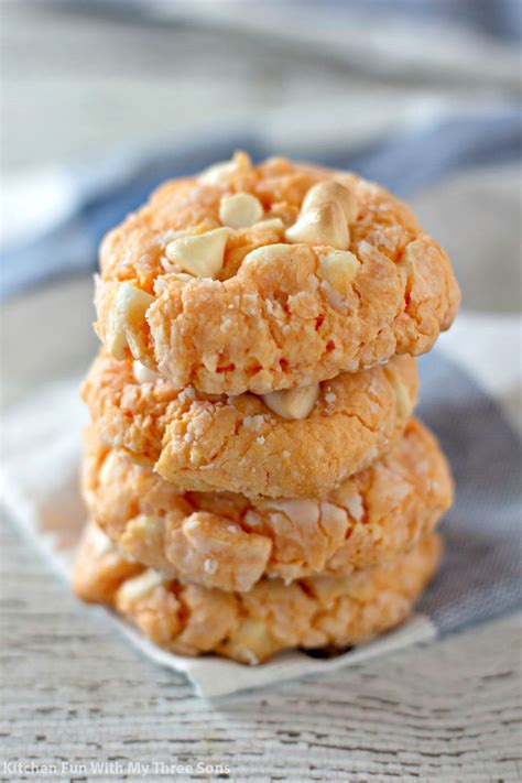 Creamsicle Orange Cookies - Kitchen Fun With My 3 Sons