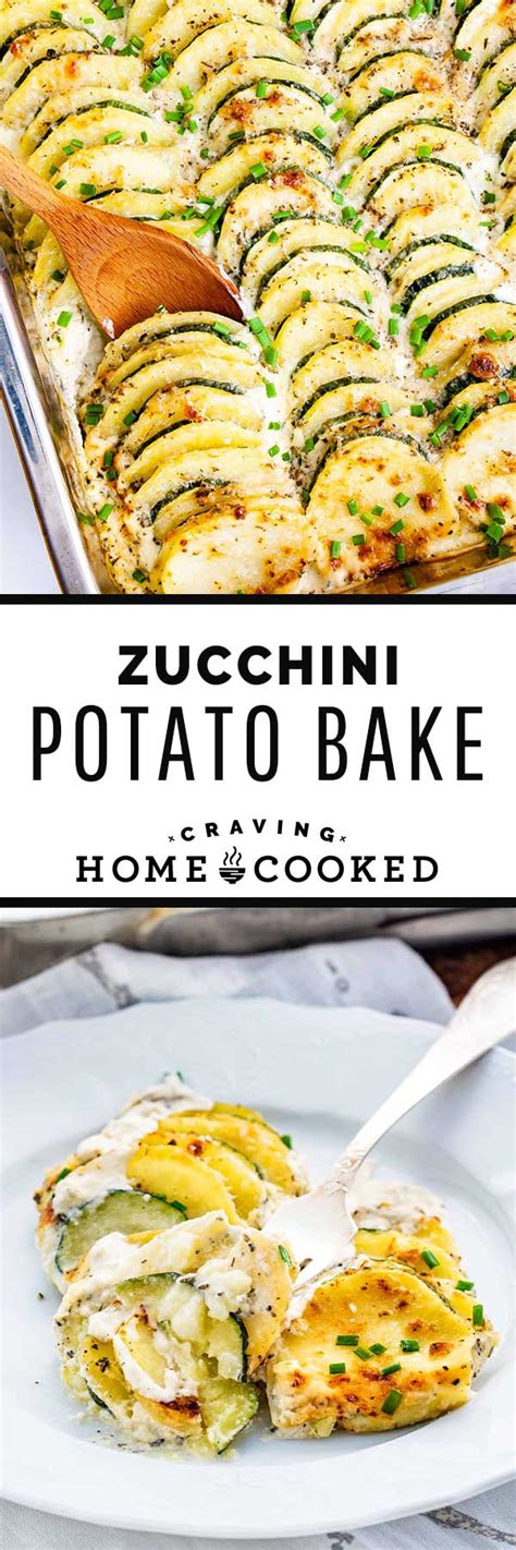 Zucchini Potato Bake - Craving Home Cooked