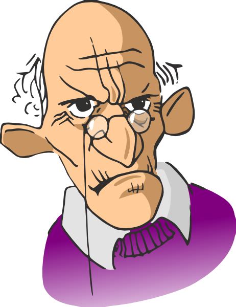 Old Man Cartoon Clip Art at Clker.com - vector clip art online, royalty free & public domain