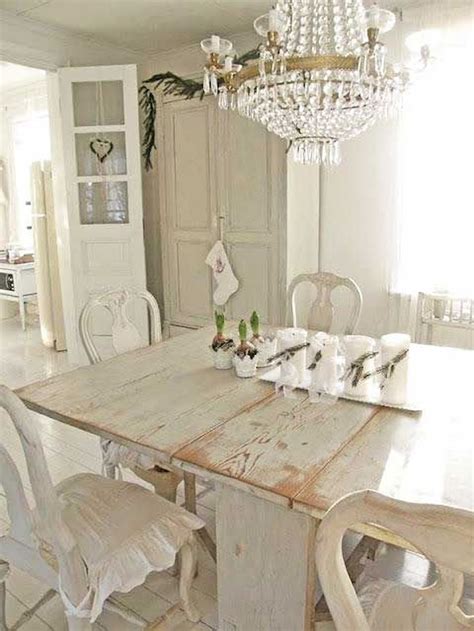 White Distressed Dining Table - Ideas on Foter