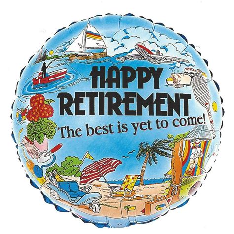 18" Happy Retirement Balloon - Walmart.com - Walmart.com