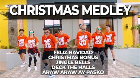 CHRISTMAS DANCE MEDLEY | Dance Fitness | BMD Crew | Dance workout, Christmas medley, Christmas dance