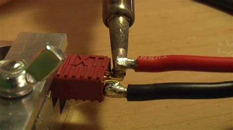 Soldering Deans Connectors - YouTube