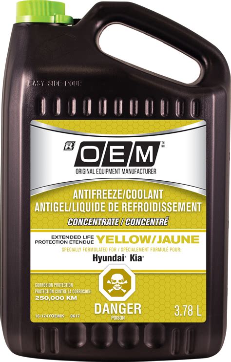 OEM Extended Life YELLOW Antifreeze/Coolant - Recochem