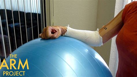 Physio Ball Arm Exercise - YouTube