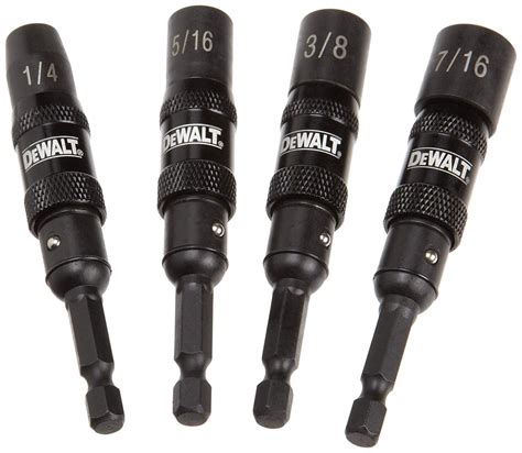 DEWALT DWPVTDRV 4-Piece IMpact Ready Magnetic Nut Driver Set - Walmart.com