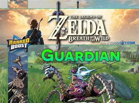 Zelda Breath of the Wild Guardian Locations, Item Drops | Guide