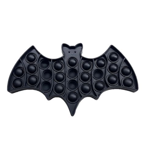 Push Pop Bubble Pop It Fidget Toy Bat Black – WizZon