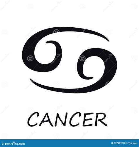 Cancer Zodiac Sign Logo