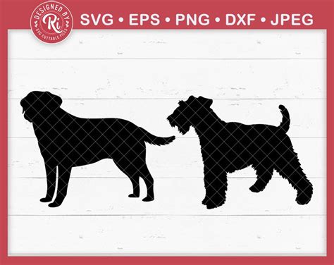 Dog Breed Silhouette Svg Dog Silhouette Svg Dog Clipart Dog - Etsy