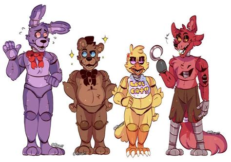 Fnaf1 reference sheet by Aloverii | Fnaf drawings, Anime fnaf, Fnaf art