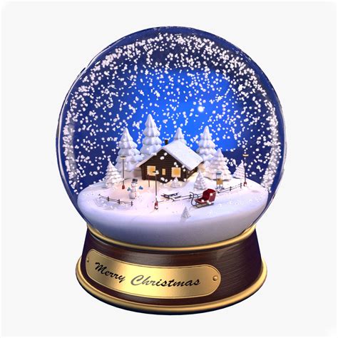 Snow Globe animated 3D Model $12 - .obj .unknown .fbx .max - Free3D