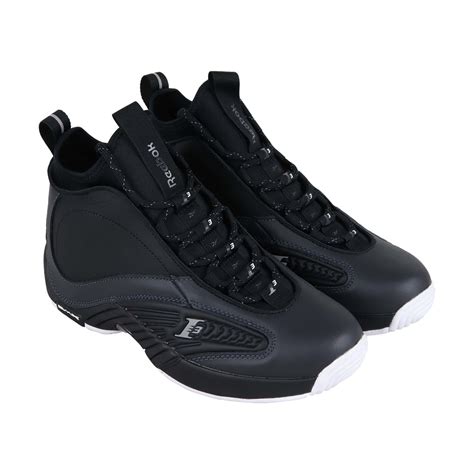 Reebok Iverson Answer IV.V Mens Black Lace Up Athletic Gym Basketball - Ruze Shoes