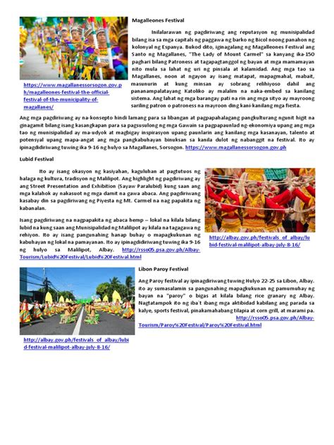 18 Bicol Festivals | PDF