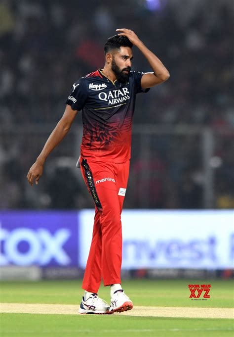 Kolkata: RCB bowler Mohammed Siraj during the IPL 2023 match #Gallery ...