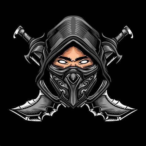 Premium Vector | Shadow ninja logo | Ninja logo, Ninja art, Logo design art