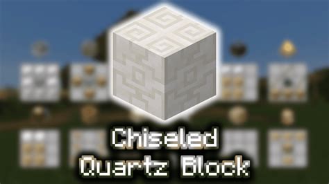 Chiseled Quartz Block - Wiki Guide - 9Minecraft.Net