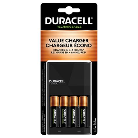 Save on Duracell Rechargeable Value Charger & Batteries AA Order Online ...