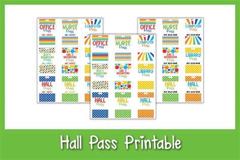 Printable Hall Pass - Find a Free Printable