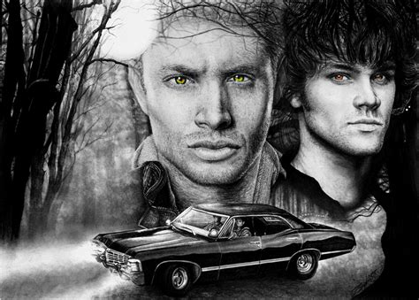 Supernatural Sam and Dean by Yankeestyle94 on DeviantArt