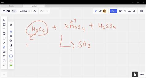 SOLVED:Give reactions for the oxidation of hydrogen peroxide with potassium permanganate in ...