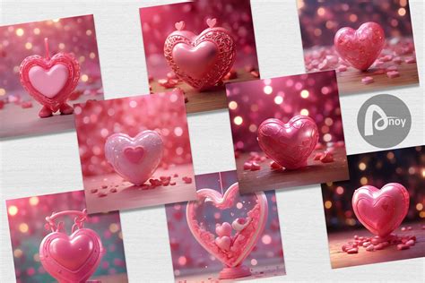 Digital Paper 3D Love Valentine - So Fontsy