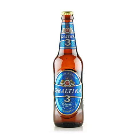 Baltika N°3 Classic - Russian Blonde Beer - 4.8% - Baltika