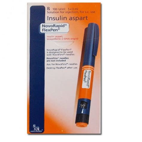 NovoRapid FlexPen Injection, For Personal, Packaging Type: Insulin Pen ...