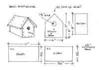 Image result for Hummingbird Bird House Plans | Bird house plans, Bird house plans free, Bird house