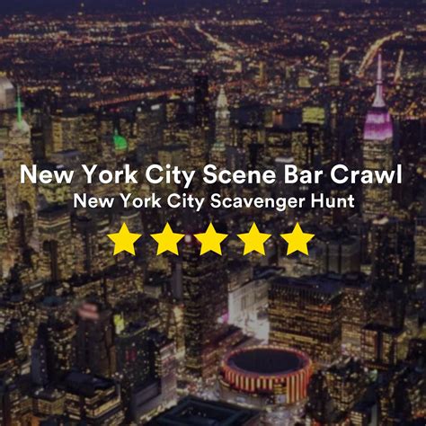 New York City Bar Crawl Scavenger Hunt: New York City Scene Bar Crawl