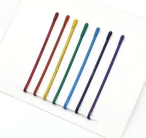 Rainbow Bobby Pins Roygbiv Colored Bobby Pins Gay Pride - Etsy