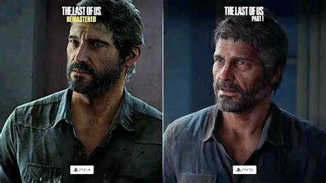 THE LAST OF US PART 1 Graphics Comparison - Remastered VS Remake - YouTube