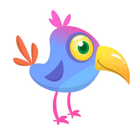 Logo With Blue Bird Cartoon Illustrations, Royalty-Free Vector Graphics ...