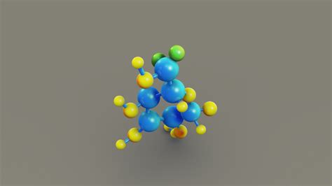 3d model glucose structure