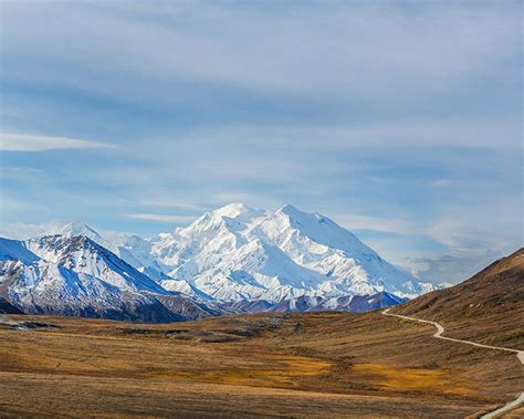 Mt Mckinley, Snowy Mountains, Denali Landscape, Black and White ...