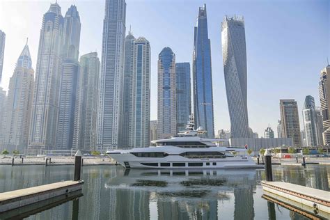 Majesty 120: First Yacht To Enter Dubai Harbour Marina