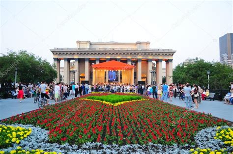 Novosibirsk Opera and Ballet Theatre Stock Photo by ©AnnaNouvier 12580132