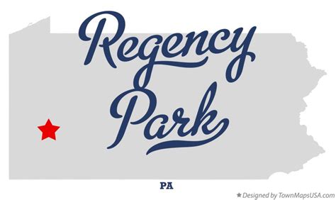 Map of Regency Park, PA, Pennsylvania