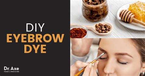 Eyebrow Dye Recipe with Natural Ingredients + How To - Dr. Axe