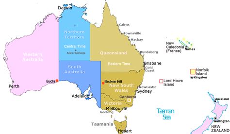 Australia Time Zones Map live - Current local time with time zone | Daylight savings Australia