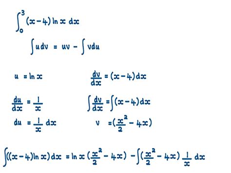 Integration by parts with limits | Math, Integration by Parts | ShowMe