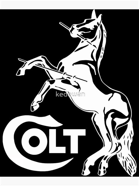 "Colt Horse Symbol" Poster for Sale by kedewan | Redbubble