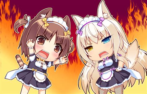 Wallpaper ID: 1086741 / Heterochromia, Nekopara, Anime, Azuki (Nekopara), 1080P, Coconut ...