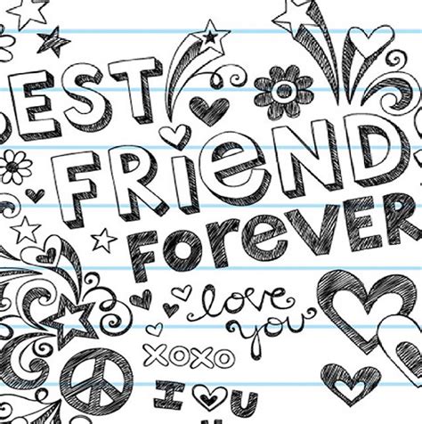 Best Friends Forever Drawings at PaintingValley.com | Explore ...