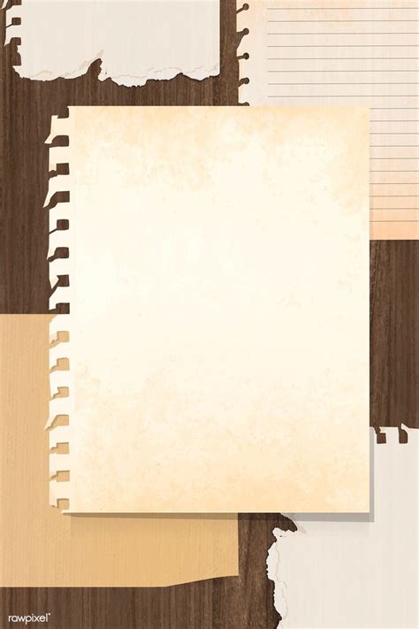 Vintage brown note paper vector | premium image by rawpixel.com / Kappy Kappy #vector #vectoart ...