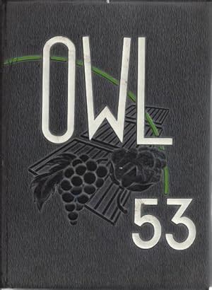 Fresno High School Yearbook 1953 Fresno CA Owl: Good-. Unknown Binding ...