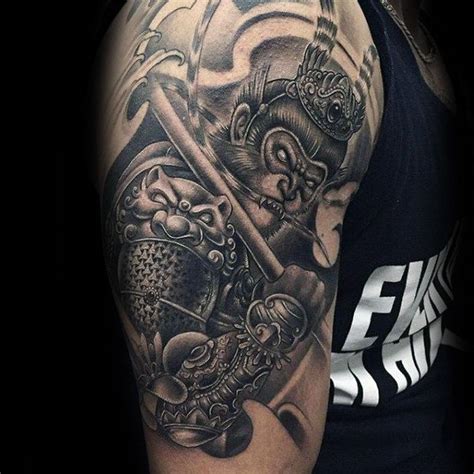 60 Stunning Monkey King Tattoo Designs for Men [2024 Guide] | King ...