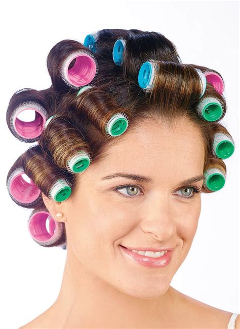 Aluminum Self-Gripping Hair Rollers | Hair rollers, Curlers for long ...